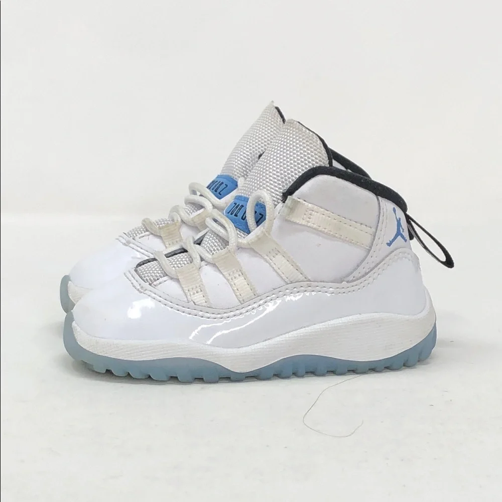 Air Jordan 11 Retro Toddler (TD) 378040-104 Legend Blue Sneakers - Size 6C